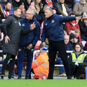 Tony Mowbray makes his point during Sunderland's 3-0 win over Millwall