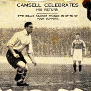Former Middlesbrough striker George Camsell is England's joint-top scorer against France