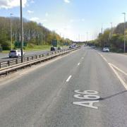 A woman has been taken to hospital and a man has been arrested after a crash between two vehicles last week Credit: GOOGLE
