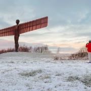 Snow and sub-zero temperatures have arrived in the North East this weekend.