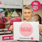 The Northern Echo launched our ‘Put in a Pound’ campaign supporting last week supporting the County Durham Community Foundation (CDCF).