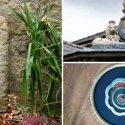 Clockwise from left: Milestone 7, Heddon-on-the-Wall; Former Skipton County Court; fountain at Ropner Park, Stockton-on-Tees.