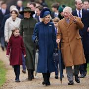 (left to right) Princess Charlotte, the Princess of Wales, the Queen Consort, Prince George, King Charles III and the Prince of Wales attending the Christmas Day morning church service at St Mary Magdalene Church in Sandringham, Norfolk Pictures: PA