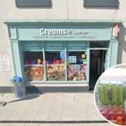A County Durham ice cream shop has announced it has restocked an extremely popular energy drink which has been selling out across the country Credit: GOOGLE, CREAMS OF SEAHAM