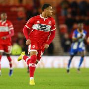 Cameron Archer made his Middlesbrough debut against Brighton (Picture: Tom Banks)