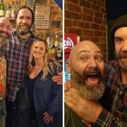 Rory McCann dropped into the Kopper Keg in Stockton on Saturday (January 7). Picture: THE KOPPER KEG