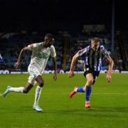 Alexander Isak drives at the Sheffield Wednesday defence during Newcastle United's weekend FA Cup defeat at Hillsborough