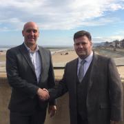 Councillor Carl Quartermain, left, who was elected in Coatham ward and Councillor Alec Brown, his successor as Labour group leader on Redcar and Cleveland Council, who won in Kirkleatham. Picture/credit: Labour Party. Free for use for all LDRS partne