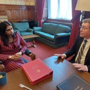 Darlington's MP Peter Gibson met with Home Secretary Suella Braverman to discuss spiking. 3