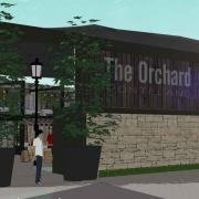 An artists impression of how 'The Orchard', behind Rialto in Ponteland, would look.