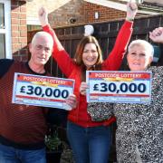 Three of the residents each won £30,000 and a £5,000 holiday, while a fourth player netted £70,000 in prizes as they play with two tickets