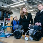 Education Secretary Gillian Keegan attended Darlington College to see the brand new engineering Ingenium Centre.