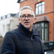 Match Of The Day host Gary Lineker outside his home in London.