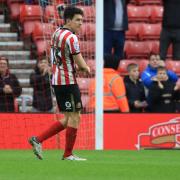 Luke O'Nien applauds the fans after Sunderland's 1-1 draw with Luton Town