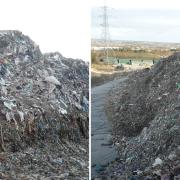 Two landfill firms that caused misery for residents with litter and bad smells have been fined more than £72,000.