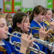 The members of Consett Junior Brass are rehearsing keenly for the big concert in June.