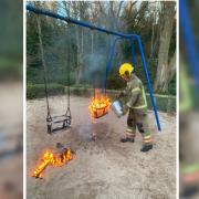 Durham fire incident that destroyed playpark 'unacceptable' says fire service