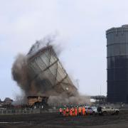 The Redcar Coke Ovens (RCO) Gas Holder was demolished by explosives on Friday (April 28) as developments continue on the Teesworks site.