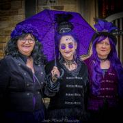 Goths have descended on Whitby as the North Yorkshire seaside town welcomes the return of its biannual goth weekend.