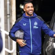 Callum Wilson arrives at St James' Park ahead of Newcastle United's 3-1 win over Southampton