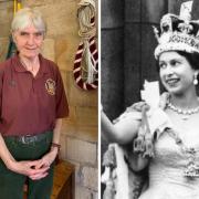 Maureen Lowe, secretary of Ripon bell ringers (left) and Queen Elizabeth II's Coronation (right)