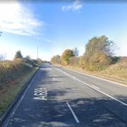 A picture of a the road where the crash happened