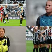 PC Beth Guy, 22, who was born in Blyth, has helped guide Newcastle United WFC to the FA Women’s National League Division One North championship this season after overcoming Barnsley on Sunday (May 7) Credit: NORTHUMBRIA POLICE