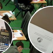 Echo reporter Daniel Hordon, inset, tried sitting a GCSE Maths exam as 16-year-olds across the country take their end of Year 11 tests this week.