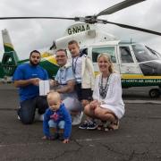 Tom Heath, from Redcar, began fundraising for the Great North Air Ambulance Service (GNAAS) after his brother, Matthew, died in a crash travelling between Dunsdale and Guisborough in July 2008 Credit: GNAAS