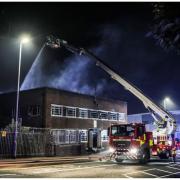 Fire services could be seen attending a large property fire on Haughton Road, Darlington on Friday evening (May 26) Credit: STUART BOULTON