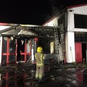 Tyne and Wear Fire and Rescue Service (TWFRS) were called to a serious fire at a derelict former factory in Ryton last night (June 1) Credit: TWFRS
