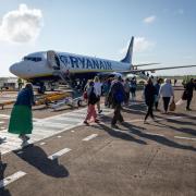 This summer's first flight from Teesside to Corfu set off this morning.