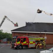 Police were called shortly after 6pm last Sunday (May 28) to a blaze which started at the rear of Iceland supermarket in Stanley, before spreading into the roof of the building