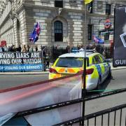Downing Street was put on lockdown for a short period of time today after a suspicious package was reported