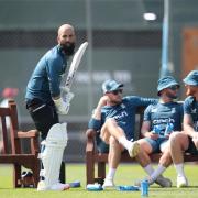 England's Moeen Ali during a nets session at Edgbaston, Birmingham