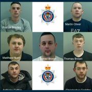 Seven of the nine sentenced.