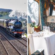 The Northern Belle, one of Britain's most luxurious trains.