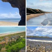 Four of the top North East beaches, as chosen by Echo Readers.