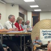Aycliffe residents came out in force for the meeting.