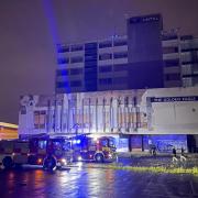 Fire crews were called to a derelict hotel for the second time in two weeks on Monday (July 31) night.
