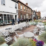 Outdoor eating and drinking locations on Darlington's Coniscliffe Road