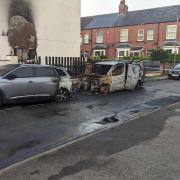 The incident, which happened last Monday (August 21) at around 1.17am on Sydney Avenue East, near Linden Road, in Northallerton, saw the family's two cars set alight outside their home that then spread to part of their home