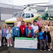 Rosedene Nurseries recently visited the team the Great North Air Ambulance service after raising money for the organisation.