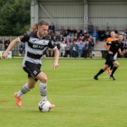 Mitchell Curry scored his first goal for Darlington on Monday
