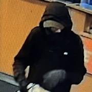 Robber in Betfred, Harrogate
