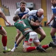 Henry Hadfield in action for Darlington Mowden Park