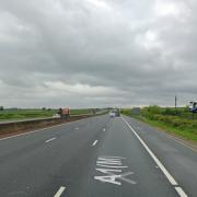 The A1(M) northbound near Ripon.
