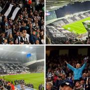 Newcastle United fans could be seen marching through the streets on their way St James' Park ahead of their UEFA Champions League tie with former finalists with Paris Saint-Germain on Wednesday (October 4).
