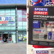Sports Direct customers have pointed out the comical spelling mistake on the sports retailer's stationery kits - which were reportedly being sold as 