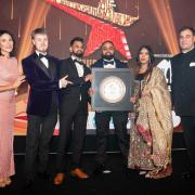 Babul's team at the awards in London, October 15.